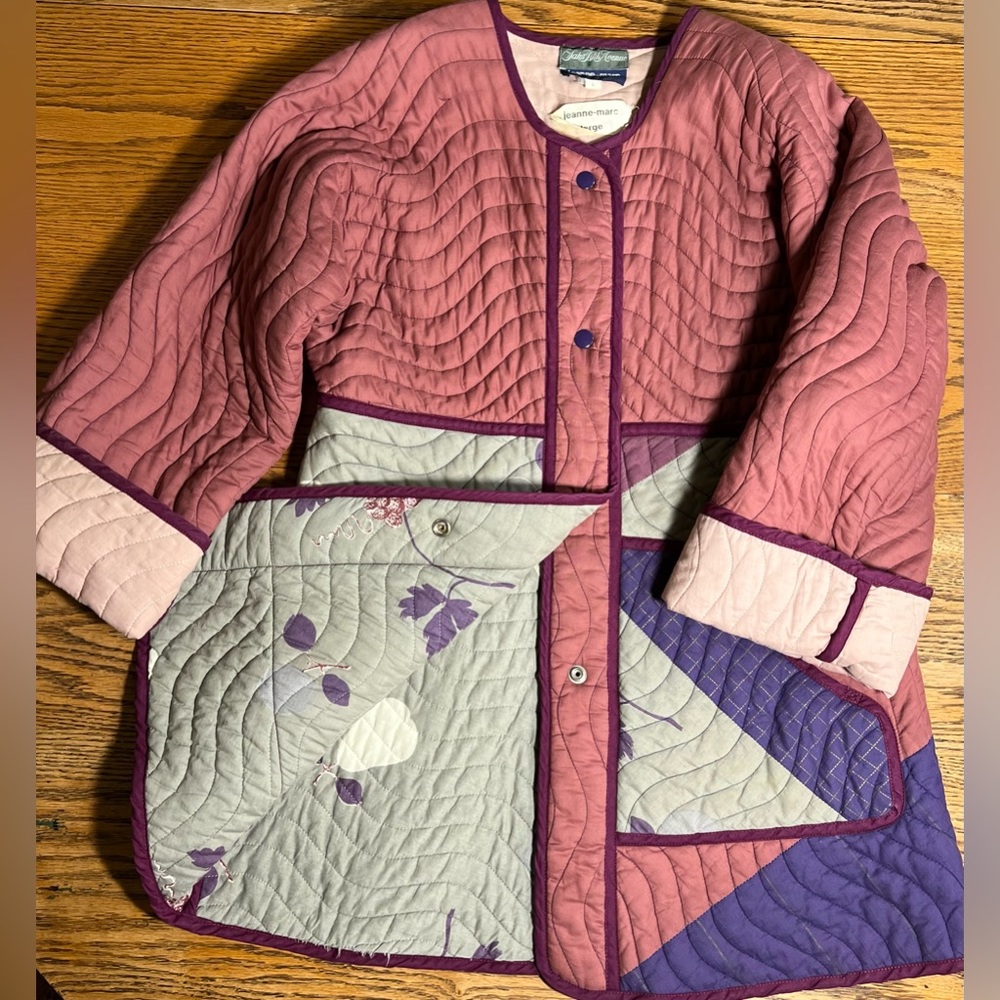 Rare! Vintage late 70’s Jeanne Marc quilted jacket for Saks - Picture 2 of 7